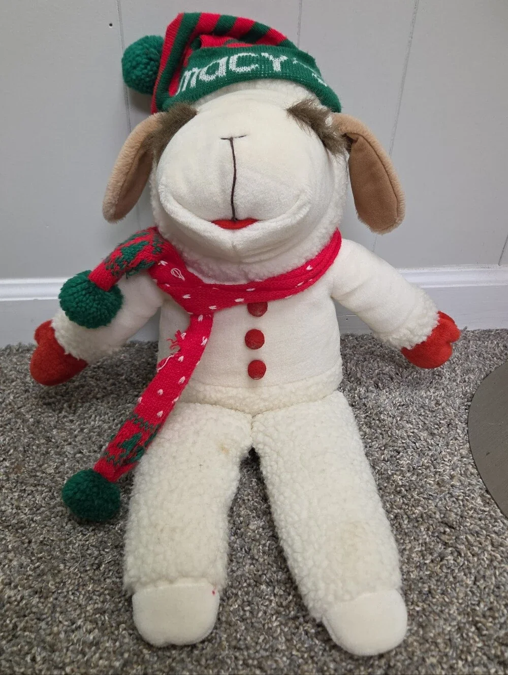 Vintage 1993 shari Lewis Lamb Chop  Stuffed Plush Lamb 19